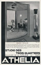 Boudoir Circulaire - Studio Des Trois Quartiers - Athelia, 1933