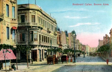 Boulevard Callao, Buenos Aires, Argentina