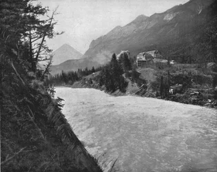 Bow River Rapids, Banff, North West Territories, Canada