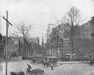 Bowling Green, New York, USA, c1900