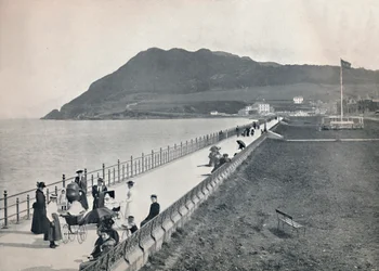 Bray - The Promenade and Bray Head, 1895