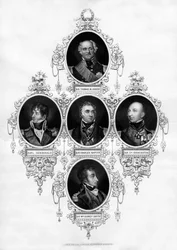 British Naval Officers, 1837