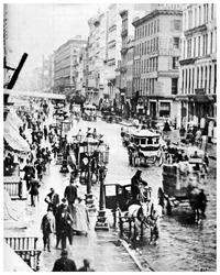 Broadway and Spring Street, New York City, USA