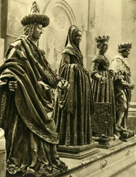 Bronze Statues in the Hofkirche, Innsbruck, Tyrol, Austria