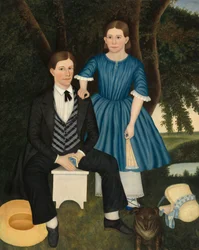 Brother and Sister, c. 1845