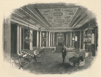 Buckingham Palace: The Marble Hall, 1886