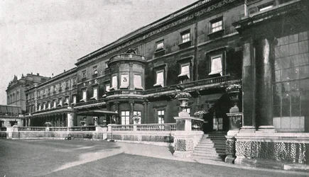 Buckingham Palace (showing the room in which the King died)