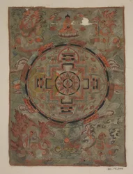 Buddha Surrounded By Bodhisattvas, 19th century