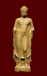 Cambodian Buddha, Pre-Angkor Period, 7th century
