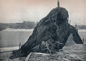 Bude - The Chapel Rock, 1895