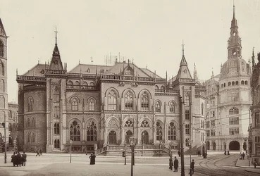 Stock Exchange Building in Bremen. Around 1900