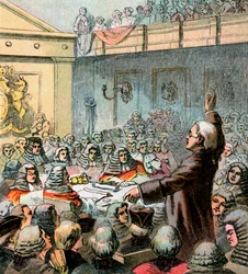 Burke, the Great Orator, 18th century c1850s