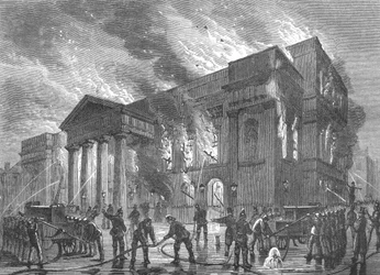 Burning of Covent Garden Theatre