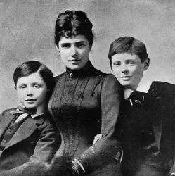 But at least happiness could be found at home with mother and brother John