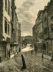 Butchers Row in 1800
