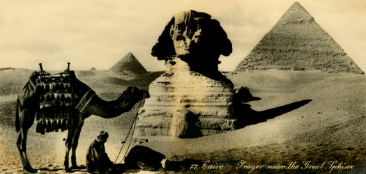 Cairo - Prayer Near the Great Sphinx