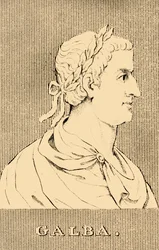 Galba, 3 BC - AD 69, 1830