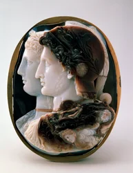 The Gonzaga Cameo with King Ptolemy II of Egypt and His Wife Arsinoe I, 3rd Century BC