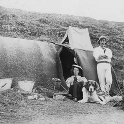 Camping, early 20th century