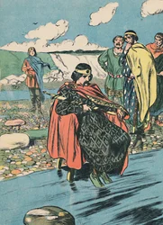 Canute Orders the Tide to Stop, c1907