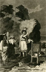 Canute Reproving His Courtiers, 18th-19th century