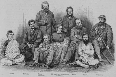 Captain Cameron and the other Abyssinian Captives, c1864