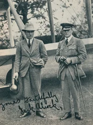 Captain John Alcock and Lieutenant Arthur Whitten Brown, British Aviators