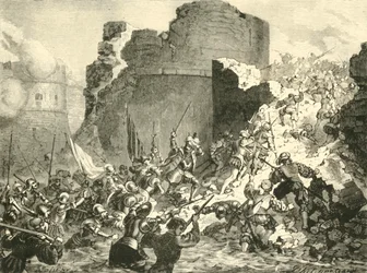 Capture of Calais by the French Under the Duke of Guise, 1558, 1890