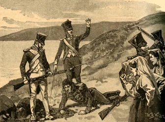 Capture of French Marshal Joachim Murat, Calabria, Italy