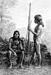 Caraya Indians, South America, 1895