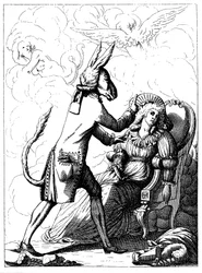 Caricature of Franz Anton Mesmer