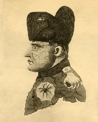 Caricature of Napoleon