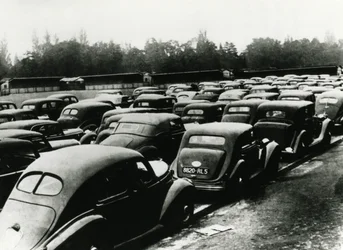 Cars confiscated by the occupying Germans, Vincennes, Paris