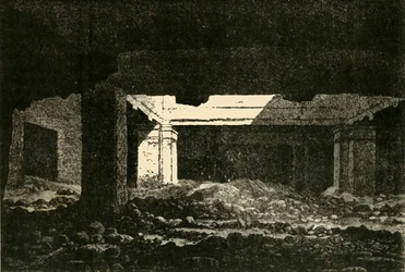Catacombs in Alexandria, 1890