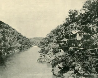 Cataract Gorge, from the Bridge, Launceston