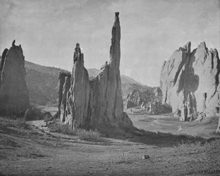 Cathedral Spires, Garden of the Gods, Colorado, USA