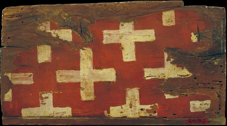 Ceiling Panel with Crosses, the Emblem of the Cruïlles Family