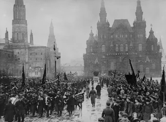Celebrations on the Occasion of the 8th Anniversary of the October Revolution in Moscow, 1925