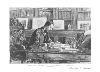 Celebrities of the Day - Lord Randolph Churchill, M.P.