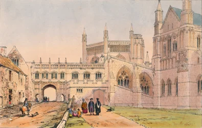 Chain Gate with Chapter House, 19th century