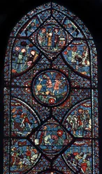 Charlemagne Window, Cathedral of Chartres, France