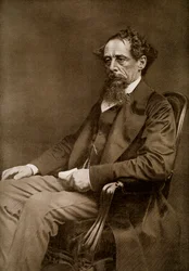 Charles Dickens, 19th century English author, 1910