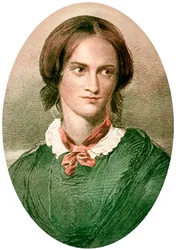 Charlotte Bronte, English novelist, 1908-1909