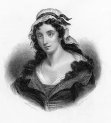 Charlotte Corday, murderer of French revolutionary Jean-Paul Marat, 1793