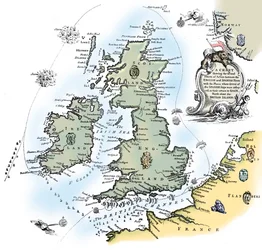 Chart of the Spanish Armada