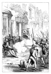 Chartist Riots at Newport, Monmouthshire