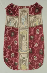 Chasuble Back with Embroidered Orphrey Band