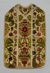Chasuble, Stole, Burse Corporal Case, and Maniple, c1600-1700