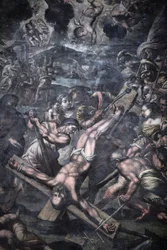 Chiesa della Grazia, Galatina, Apulia Painting depicting Saint Peter