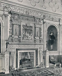 Chimney-Piece at Audley End, 1927
